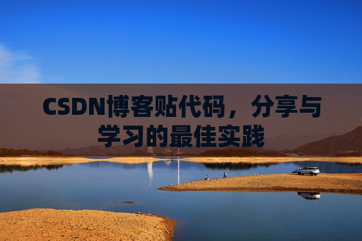 CSDN博客贴代码，分享与学习的最佳实践